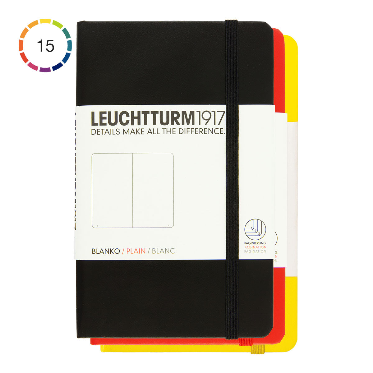 Leuchtturm1917 Pocket Notebook A6, Plain