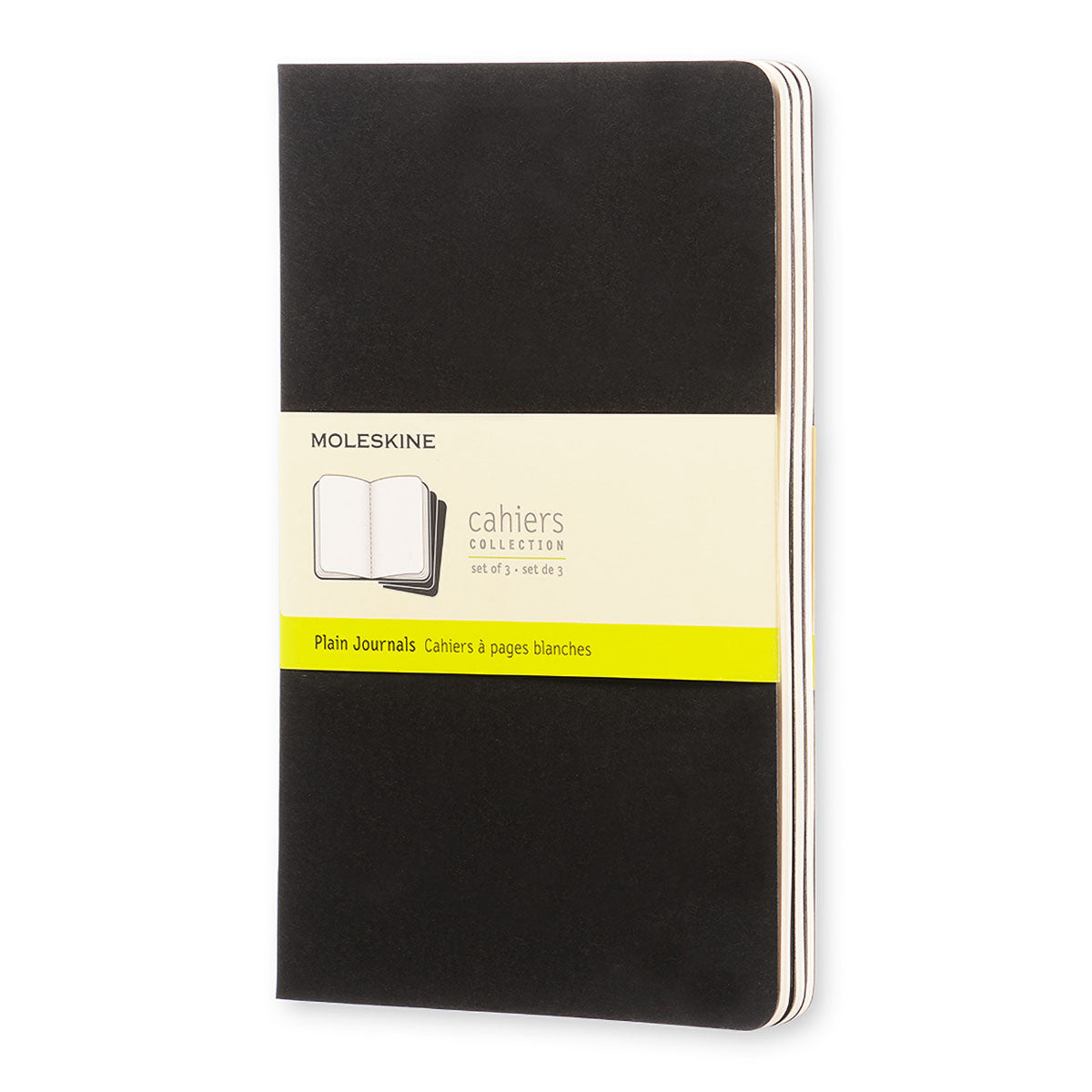 Moleskine Cahier Large Journal Plain Set of 3