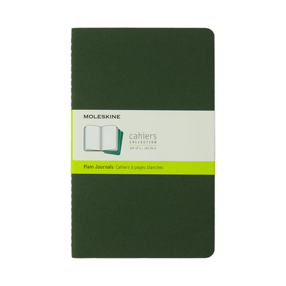 Moleskine Cahier Large Journal Plain Set of 3