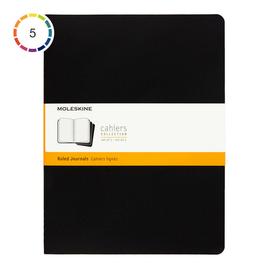 Moleskine Cahier X-Large Journal Ruled Set of 3