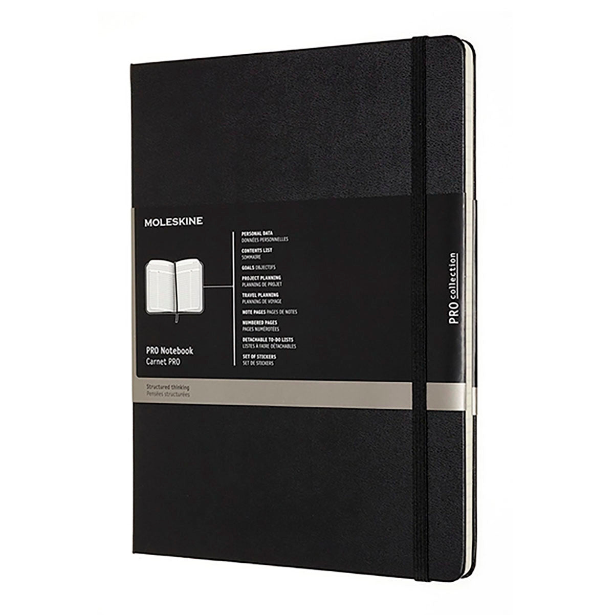 Moleskine PRO XLarge Notebook Hard Cover Ruled