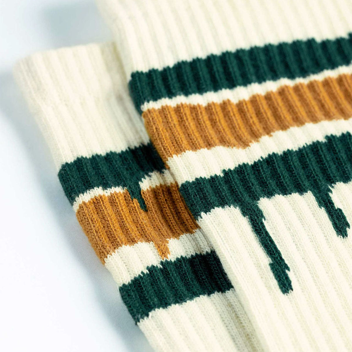 Montana Cans Socks Stripes Off White