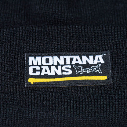 Montana Cans Typo Logo Beanie Black