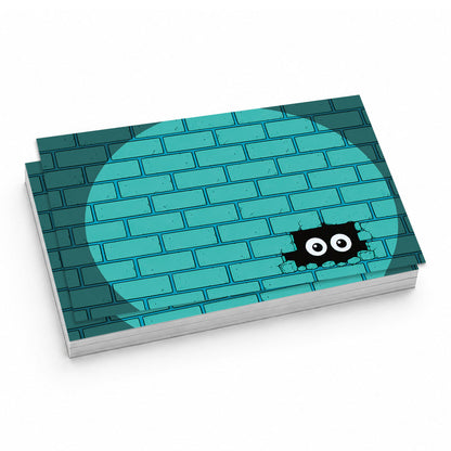 NICE SLAPS Standard Sticker Brick Lights Turquoise, Medium 50pcs - image 2
