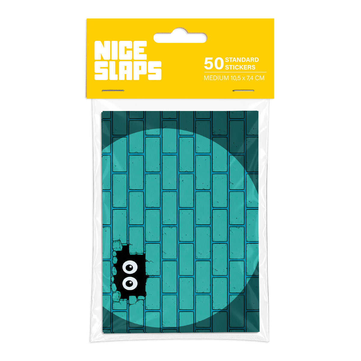 NICE SLAPS Standard Sticker Brick Lights Turquoise, Medium 50pcs - image 1