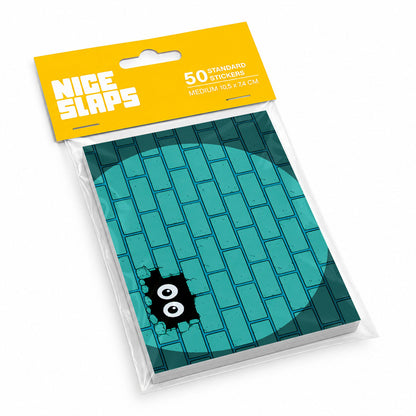 NICE SLAPS Standard Sticker Brick Lights Turquoise, Medium 50pcs - image 3