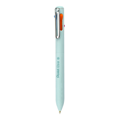 Pentel iZee Ballpoint Pen 4 Colors 1mm Orange, Pink, Light Blue, Violet