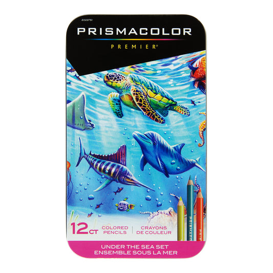 Prismacolor Premier Colored Pencils 12 set, Under The Sea