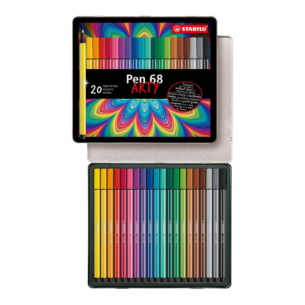 Stabilo Pen 68 Fiber-tip Arty 20 set