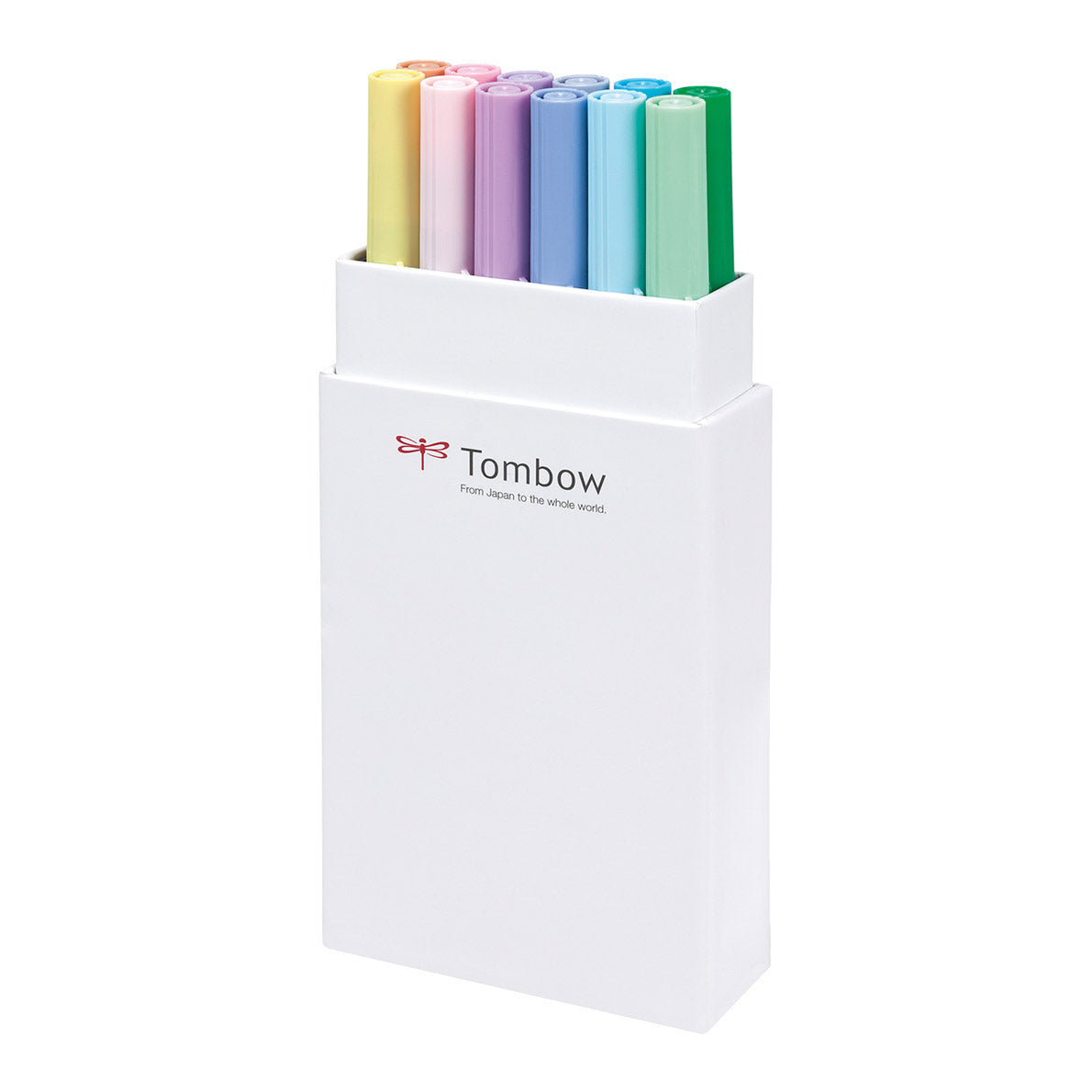 Tombow ABT Dual Brush Pen 12set, Pastel Colors