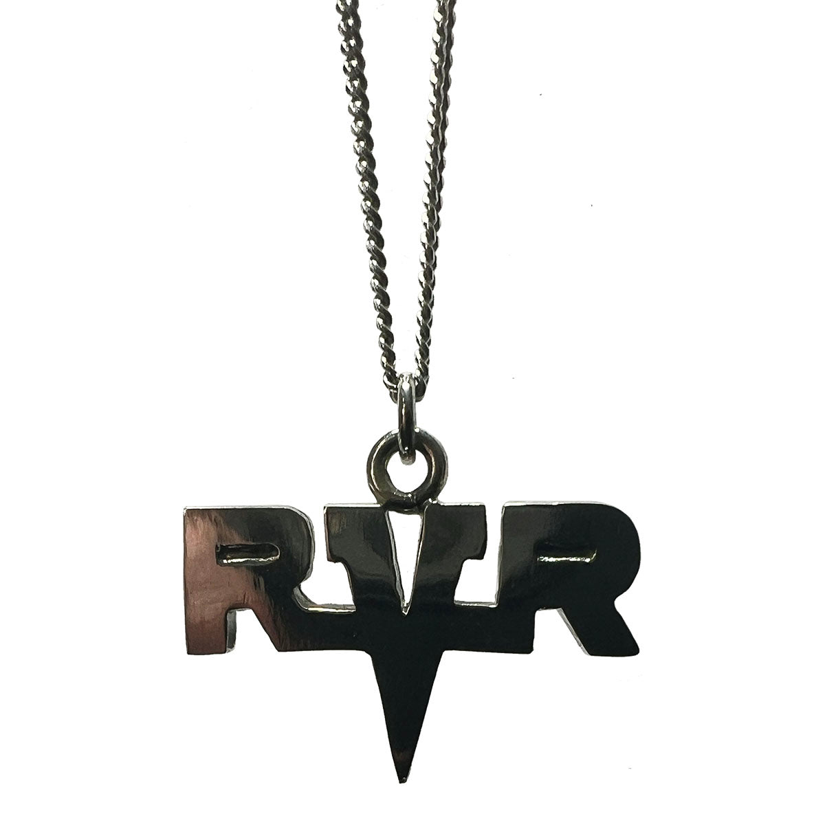 Trackside Shines Systems RVR Silver Necklace