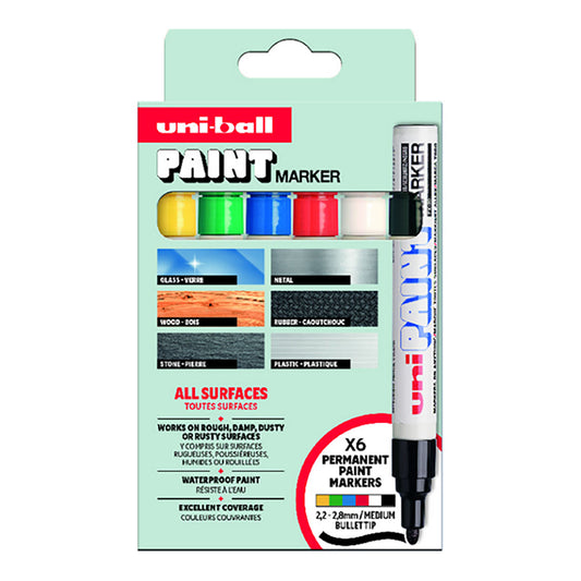 Uni Paint Markers PX-20 6 set
